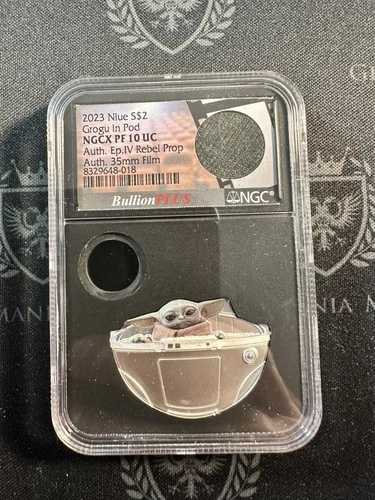 地金プラス スターウォーズ ニウエ 2023 グローグ NGCX PF10 UC 1オンス シルバー 反乱軍 プロップフィルム-｜WORLD RESOURCE【QUEEN店】