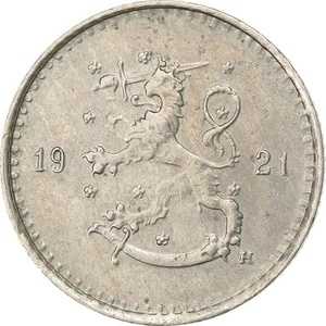 [#199546] フィンランド、25ペニー硬貨、1921年、バーミンガム、銅ニッケル合金、EF(40-45)、KM:25｜WORLD RESOURCE【QUEEN店】 21,450円