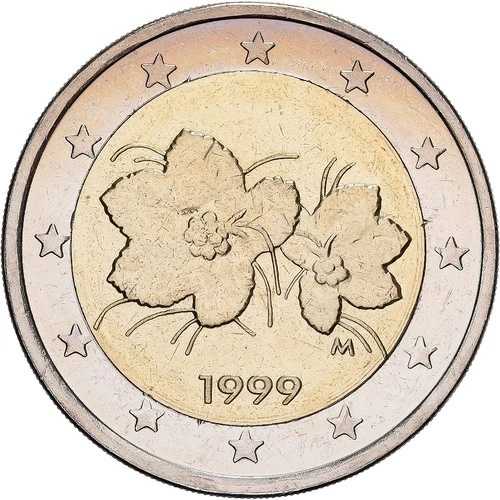 [#138802] フィンランド、2 ユーロ、1999 年、ヴァンター、バイメタル、MS(65-70)、KM:105｜WORLD RESOURCE【QUEEN店】