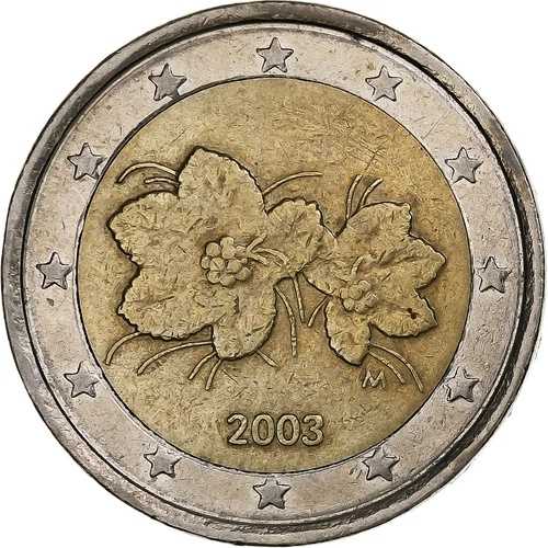 [#1250938] フィンランド、2 ユーロ、2003、ヴァンター、バイメタル、EF(40-45)、KM:105｜WORLD RESOURCE【QUEEN店】