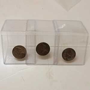 1942年、1944年、1944年ジェファーソンニッケルP、Dミント流通品3枚セット（戦時ニッケル）。｜WORLD RESOURCE【QUEEN店】 20,350円