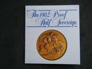 Royal Mint UK プルーフハーフソブリン証明書 1980~2026 - 年を選択-｜WORLD RESOURCE【QUEEN店】