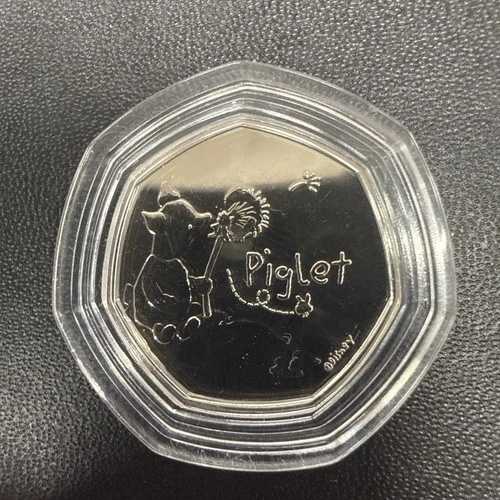 2020年 ロイヤルミント ピグレット（くまのプーさん）50ペンス硬貨 未使用品｜WORLD RESOURCE【QUEEN店】