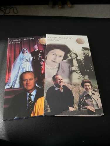 英国1997年ゴールデンウェディング記念5ポンドクラウン硬貨。ロイヤルミント製パック。|WORLD RESOURCE【QUEEN店】