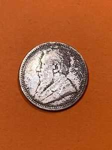 1893年 南アフリカ シルバー 6ペンス (A2361)-|WORLD RESOURCE【QUEEN店】