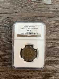 2008年 南アフリカネルソン マンデラ R5 AU R5 コイン-|WORLD RESOURCE【QUEEN店】