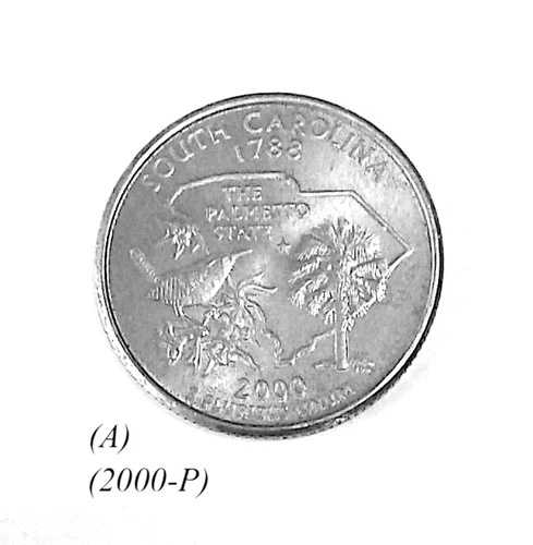 2000-P- サウスカロライナ州記念25セント硬貨(米国造幣局ロールC)- NGC価格チャート(A)|WORLD RESOURCE【QUEEN店】