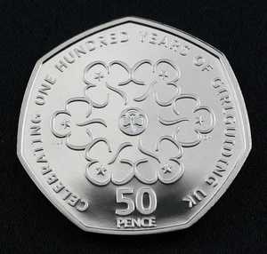 1973-2026 50ペンス記念硬貨 英国王立造幣局 - プルーフ＆BU｜WORLD RESOURCE【QUEEN店】
