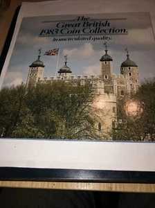 1983年 英国王立造幣局:英国 8枚組コインセット コレクション:1/2ペンス~1ポンド タワーカバー|WORLD RESOURCE【QUEEN店】