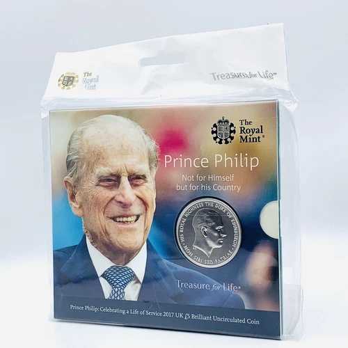 2017 Royal Mint ?5 5 ポンドクラウンコインパック-Prince Philip life of service-｜WORLD RESOURCE【QUEEN店】