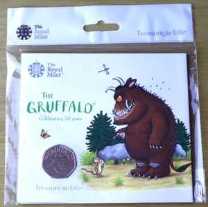 Royal Mint The Gruffalo 20周年 2019年 50p密封コインパック-|WORLD RESOURCE【QUEEN店】