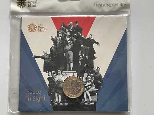 英国王立造幣局 2020年 2ポンド硬貨 - ヨーロッパ戦勝記念|WORLD RESOURCE【QUEEN店】