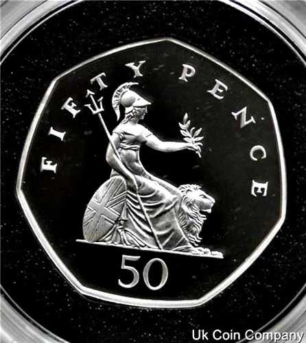 英国王立造幣局発行プルーフ50ペンス硬貨(ブリタニアデザイン) 年号を選択|WORLD RESOURCE【QUEEN店】