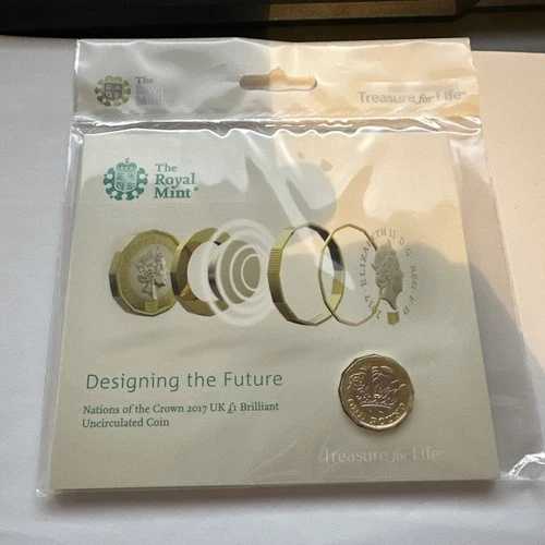 2017年 ロイヤルミントコインシールdesigning the future ?1 (BU5 )-|WORLD RESOURCE【QUEEN店】