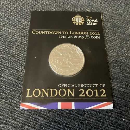 ロンドンオリンピック2012へのカウントダウン - 英国王立造幣局発行 2009年 5ポンド記念硬貨 オリンピック|WORLD RESOURCE【QUEEN店】