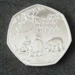 50ペンス硬貨 2022年 くまのプーさんと仲間たち 英国王立造幣局 未開封|WORLD RESOURCE【QUEEN店】