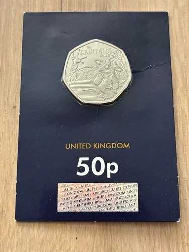 2024年 グラッファロ 50ペンス フィフティペンス BUコイン ロイヤルミント チェンジチェッカーカード (32181)｜WORLD RESOURCE【QUEEN店】