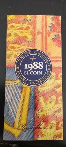 英国王立造幣局 1988年 王室紋章入り1ポンド硬貨パック|WORLD RESOURCE【QUEEN店】