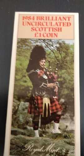 英国王立造幣局 1984年 スコットランド1ポンド硬貨パック(未使用品)|WORLD RESOURCE【QUEEN店】