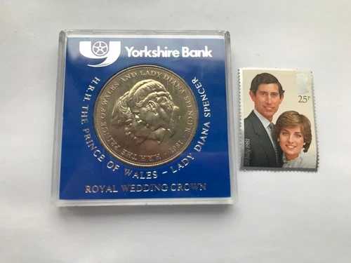 1980年 ロイヤルウェディング チャールズ皇太子とダイアナ妃の王冠 切手付きボックス入り|WORLD RESOURCE【QUEEN店】