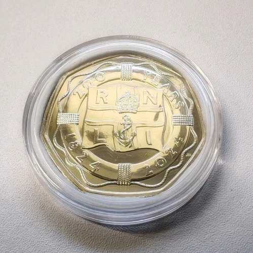 BU 2024 英国王立造幣局 RNLI創立200周年記念 50ペンス硬貨 未使用品(カプセル入り)|WORLD RESOURCE【QUEEN店】