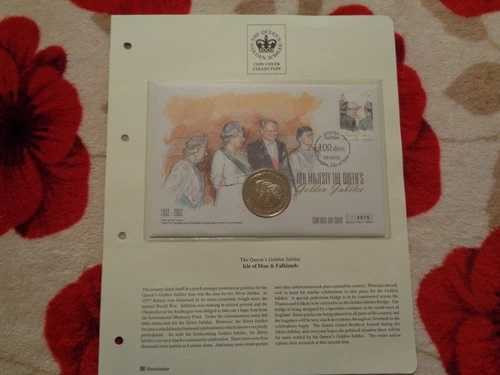エリザベス2世女王戴冠式記念コインと切手初日カバー(2002年)。未使用品|WORLD RESOURCE【QUEEN店】