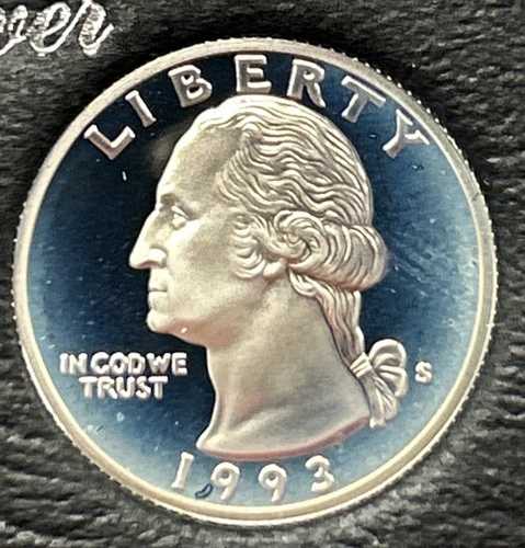 1993年Sミントプルーフ銀貨ワシントン・クォーター(プルーフセットより)|WORLD RESOURCE【QUEEN店】
