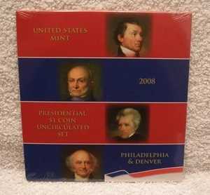 2008年大統領1ドル硬貨未流通セット - P&D米国造幣局 - 未開封｜WORLD RESOURCE【QUEEN店】