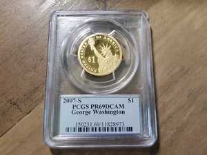 2007年Sミント ジョージ・ワシントン・ダラー PCGS PR69DCAM｜WORLD RESOURCE【QUEEN店】