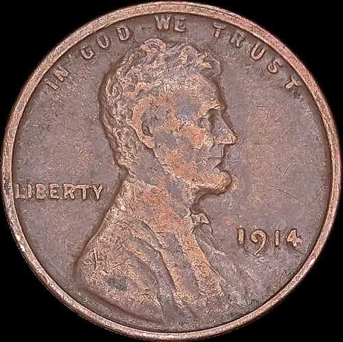 1914年 1セント リンカーン ウィートセント 未鑑定 流通品 BN|WORLD RESOURCE【QUEEN店】