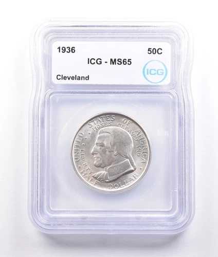 1936年 クリーブランド記念ハーフダラー MS65 ICG *6880|WORLD RESOURCE【QUEEN店】
