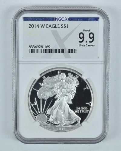 2014年Wミント アメリカンシルバーイーグルプルーフ 9.9 NGC X NGCX｜WORLD RESOURCE【QUEEN店】