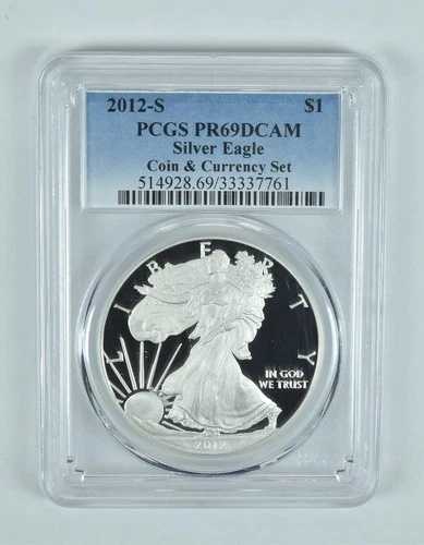 2012-S アメリカン シルバー イーグル コイン & 通貨セット PR69 DCAM PCGS-｜WORLD RESOURCE【QUEEN店】