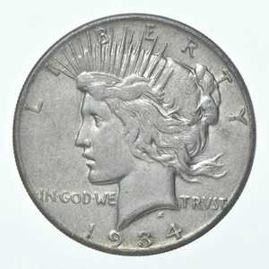 (1)極美品 1934-S ピース銀貨 90% - 極美品 - サンフランシスコ|WORLD RESOURCE【QUEEN店】