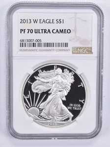 2013年Wミント アメリカンシルバーイーグル 1オンス PF70 UCAM NGCブラウンラベル|WORLD RESOURCE【QUEEN店】