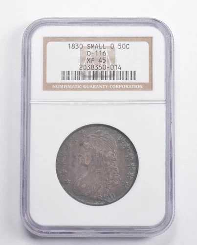 XF45 1830年 キャップドバスト ハーフダラー スモールO O-116 NGC *2602｜WORLD RESOURCE【QUEEN店】