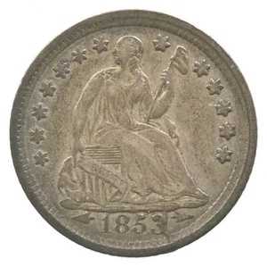 1853年Oミント 座像リバティハーフダイム 矢柄 53/1 *8250｜WORLD RESOURCE【QUEEN店】 84,095円