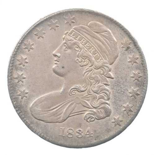1834年 キャップドバスト ハーフダラー O-114 R1 *5071｜WORLD RESOURCE【QUEEN店】