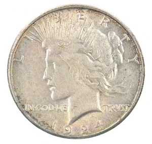 1924年Sミント ピース銀貨 美しい色合い *2830｜WORLD RESOURCE【QUEEN店】 86,515円