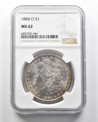 MS62 1884-O モーガン銀貨 NGC 美しいトーン *2223｜WORLD RESOURCE【QUEEN店】 84,095円