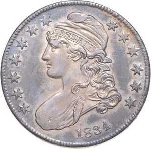 1834年キャップドバストハーフダラー - O-116 *6239|WORLD RESOURCE【QUEEN店】