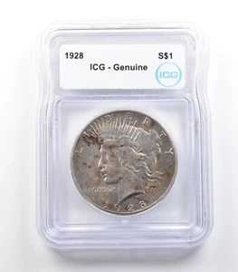1928年ピース銀貨 本物 ICG *2423｜WORLD RESOURCE【QUEEN店】 90,750円