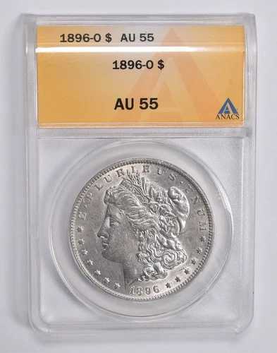 AU55 1896-O モーガンシルバー ドル ANACS * 0343-｜WORLD RESOURCE【QUEEN店】
