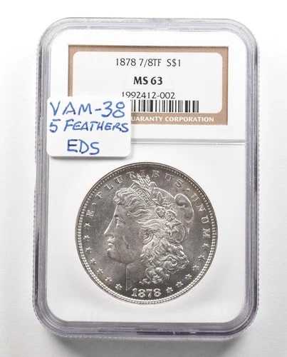 1878年 7/8TF モーガン銀貨 MS63 NGC *4744|WORLD RESOURCE【QUEEN店】