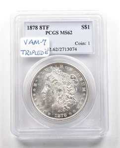 1878年 8TF モーガン銀貨 MS62 PCGS *4786|WORLD RESOURCE【QUEEN店】