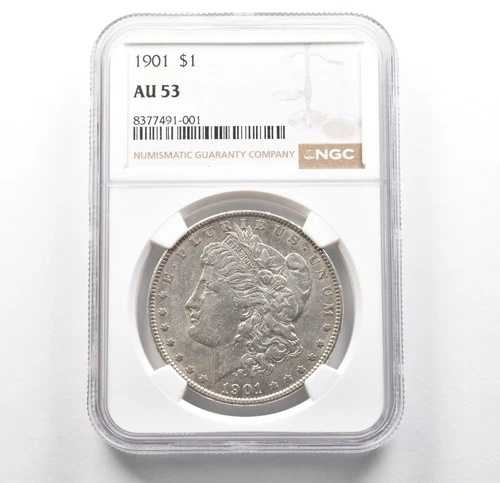 1901年モルガン銀貨 AU53 NGC *6251｜WORLD RESOURCE【QUEEN店】