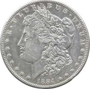 1884年Sミント モーガン銀貨 *1258｜WORLD RESOURCE【QUEEN店】