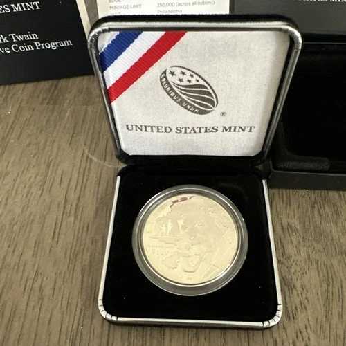 2016年 P マーク・トウェイン記念 未流通銀貨 プルーフ銀貨 P|WORLD RESOURCE【QUEEN店】