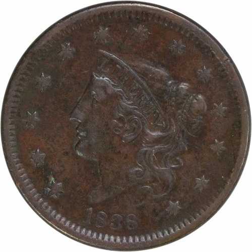 1838年大型セント VF 未鑑定 #308｜WORLD RESOURCE【QUEEN店】