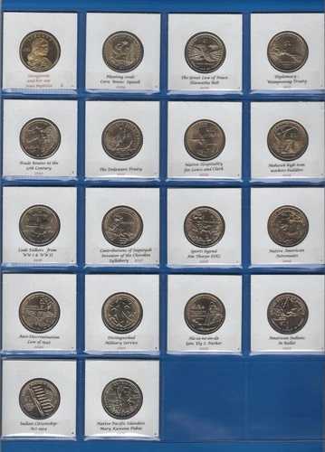 サカガウィア + 2009-2025 ネイティブアメリカン 18 コイン ミントロール クリーンフリップ-|WORLD RESOURCE【QUEEN店】